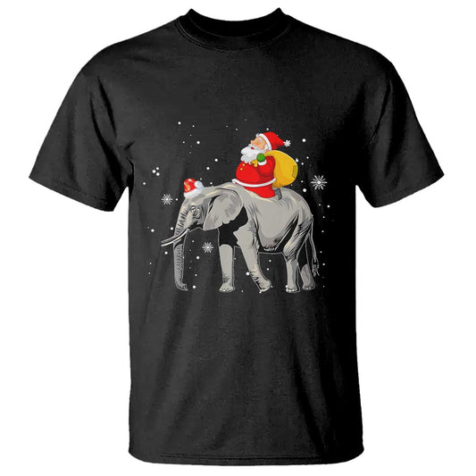christmas-santa-riding-elephant-t-shirt-xmas-tree-light-funny-festive