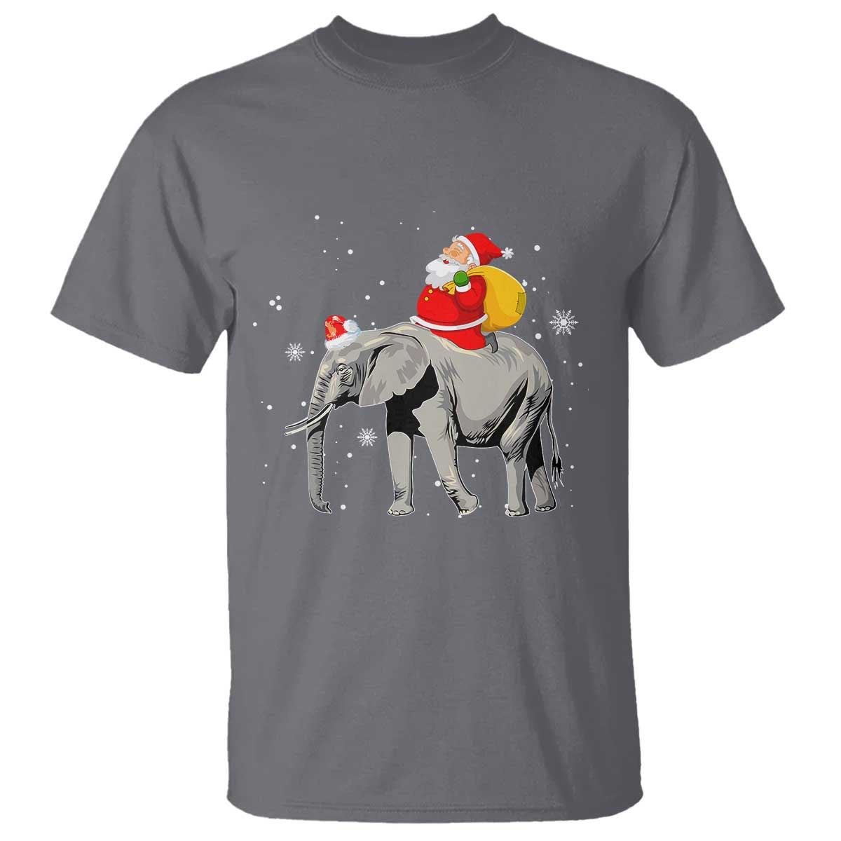 christmas-santa-riding-elephant-t-shirt-xmas-tree-light-funny-festive