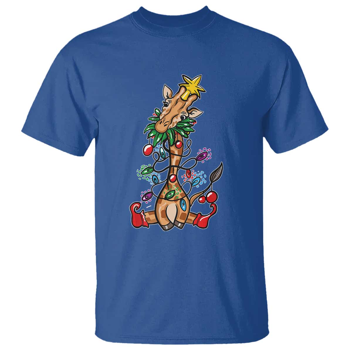 giraffe-christmas-tree-t-shirt-funny-xmas-giraffes-lover-gift