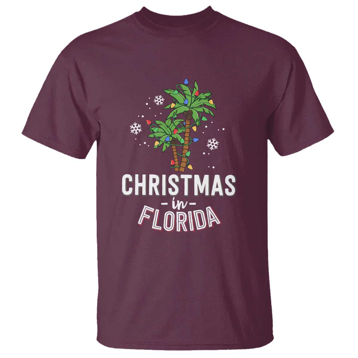 christmas-in-florida-t-shirt-deck-the-palm-trees-xmas-matching-family-vacation