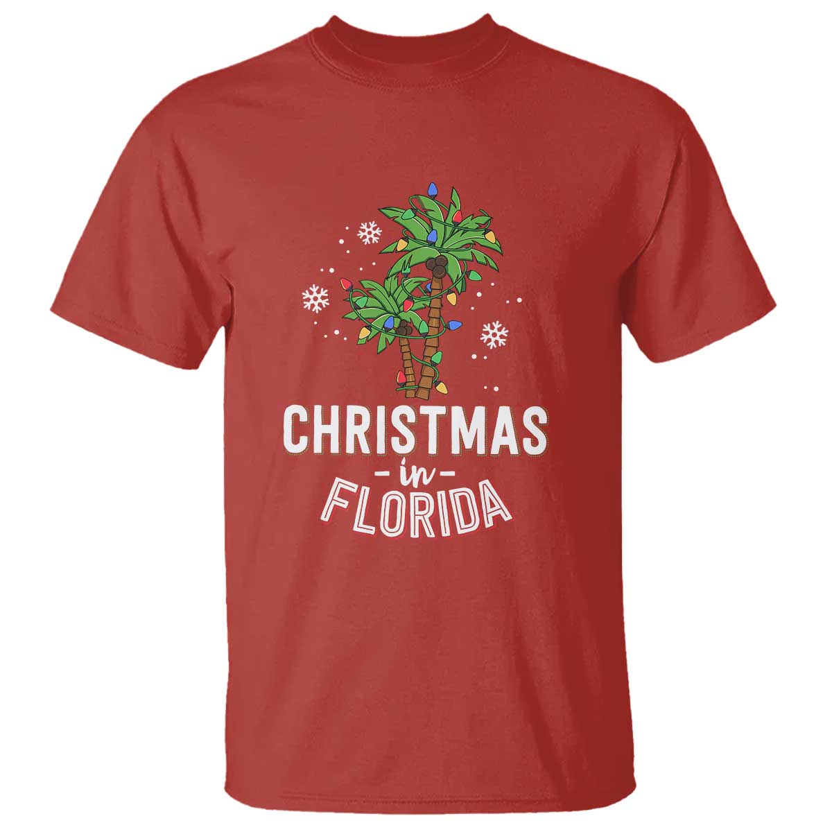 christmas-in-florida-t-shirt-deck-the-palm-trees-xmas-matching-family-vacation