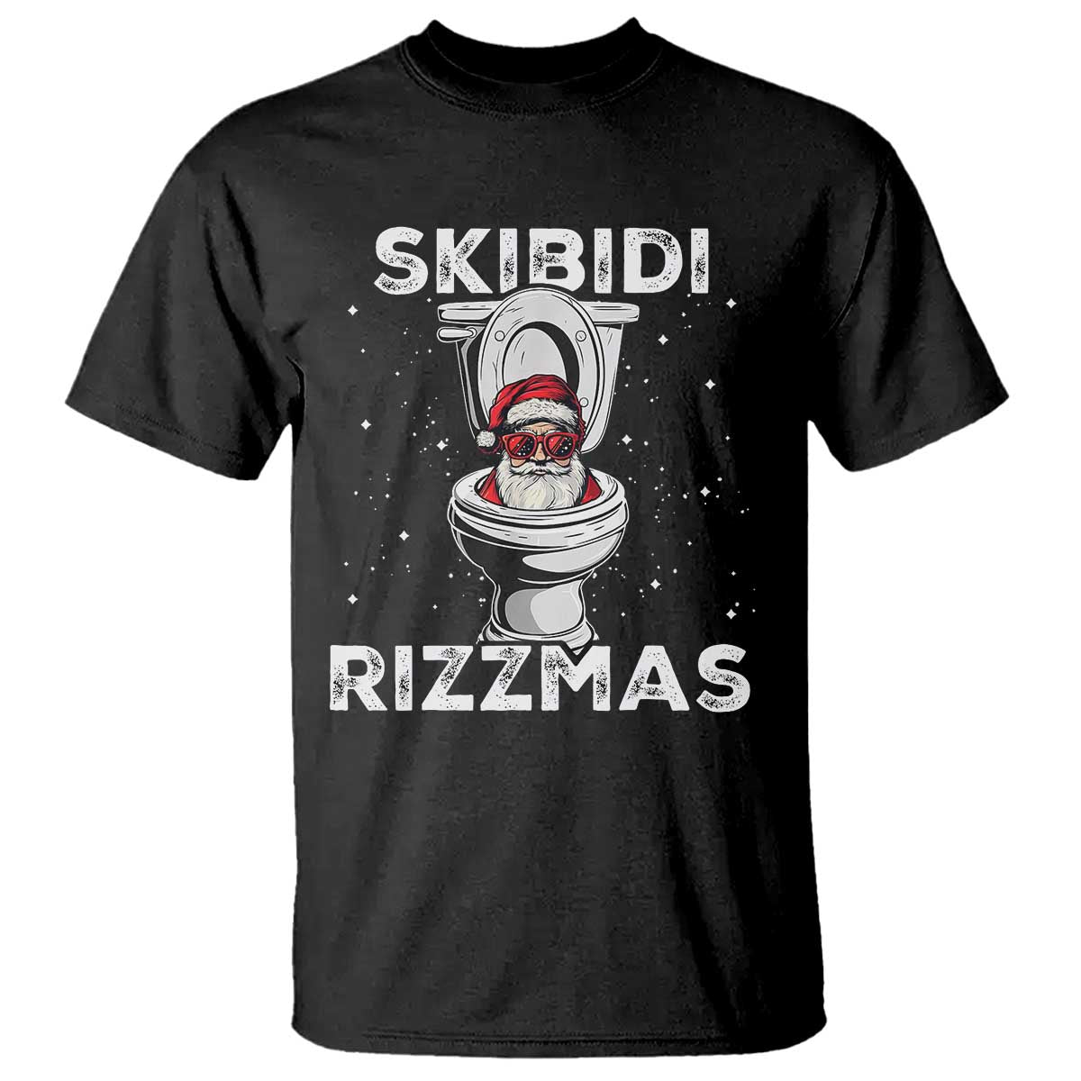 funny-santa-rizz-christmas-t-shirt-skibiti-toilet-rizzmas