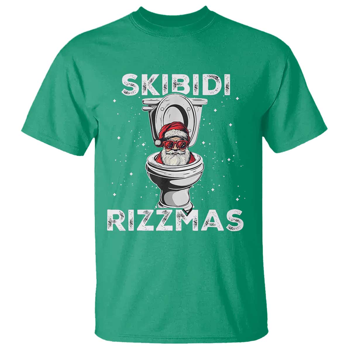 funny-santa-rizz-christmas-t-shirt-skibiti-toilet-rizzmas