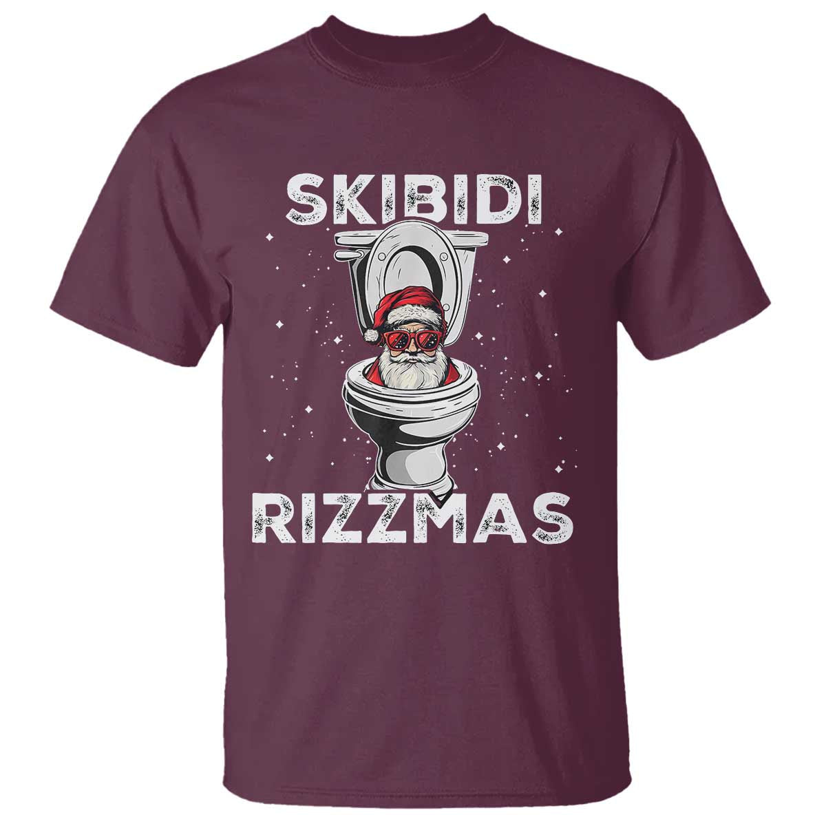 funny-santa-rizz-christmas-t-shirt-skibiti-toilet-rizzmas
