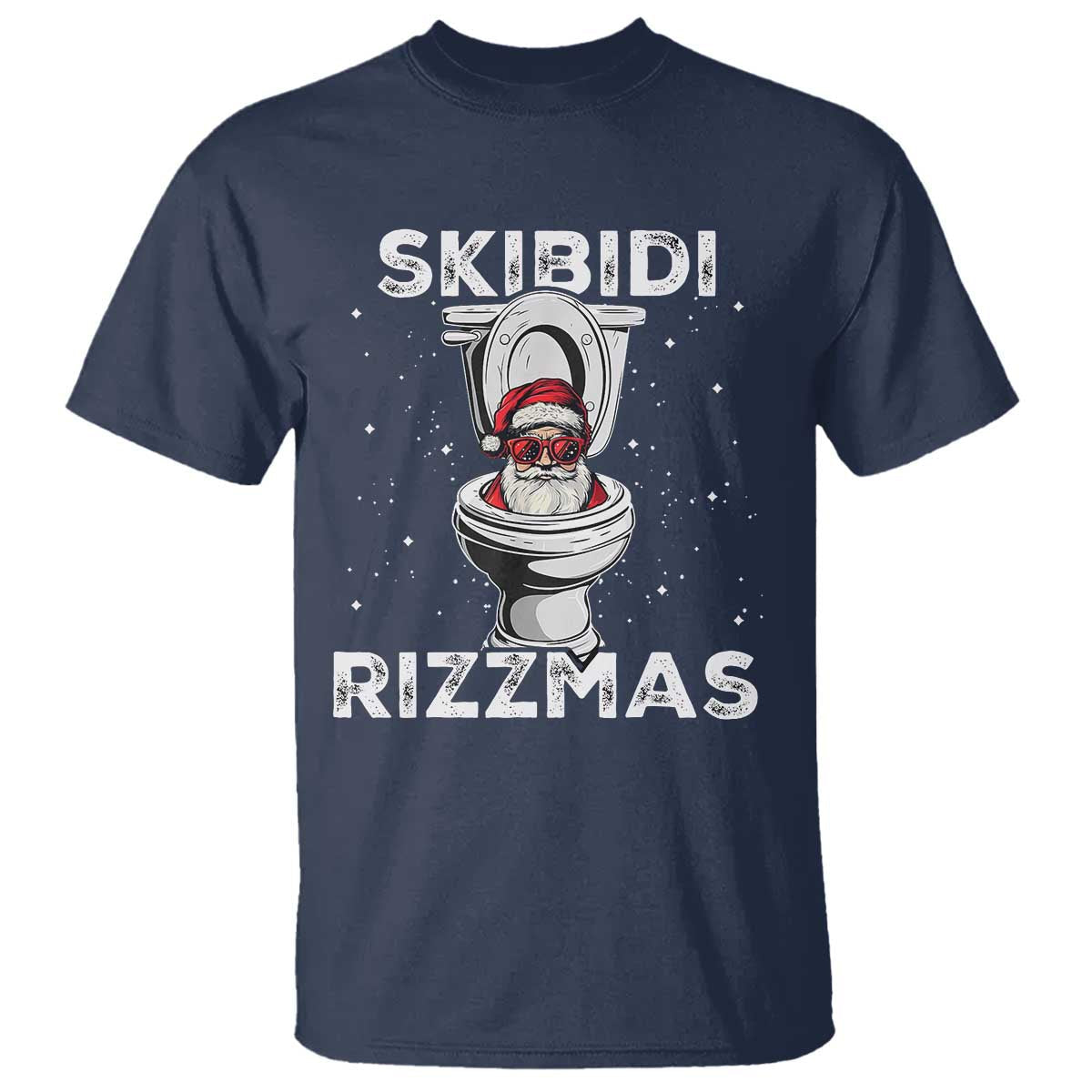 funny-santa-rizz-christmas-t-shirt-skibiti-toilet-rizzmas