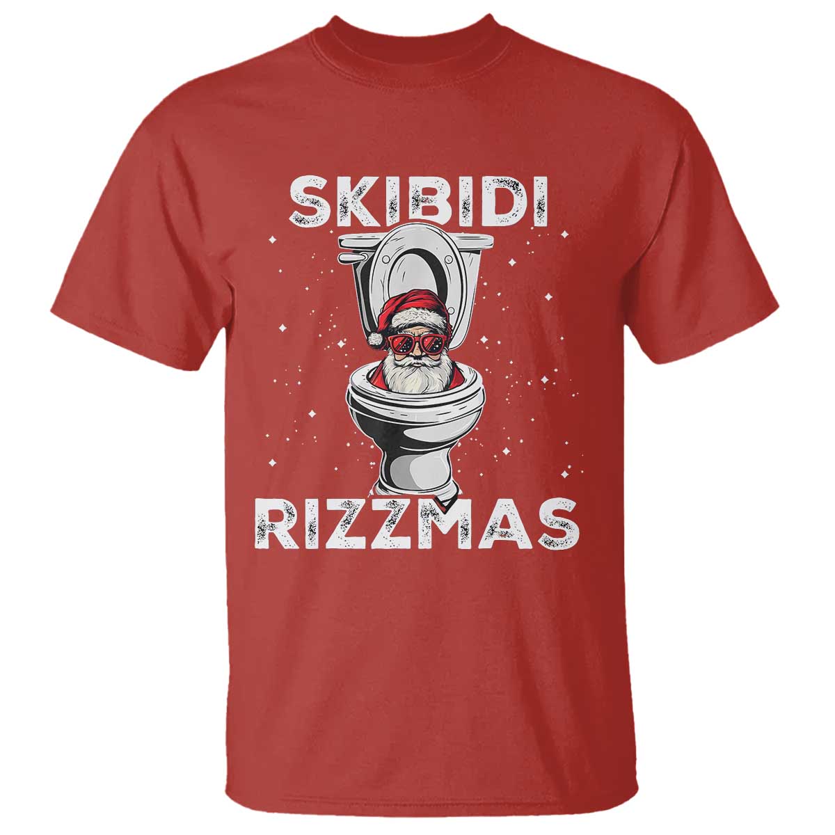 funny-santa-rizz-christmas-t-shirt-skibiti-toilet-rizzmas