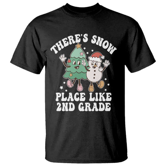christmas-teacher-t-shirt-theres-snow-place-like-2nd-grade-merry-xmas-retro-groovy