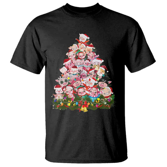 cute-pink-pigs-christmas-tree-t-shirt-funny-farmer-xmas-lights-festive-vibe