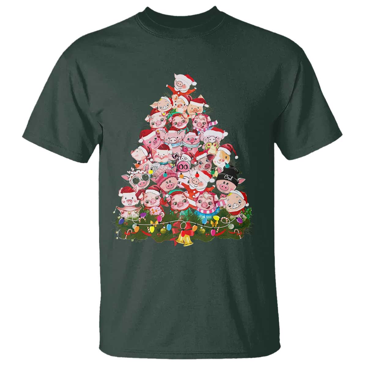 cute-pink-pigs-christmas-tree-t-shirt-funny-farmer-xmas-lights-festive-vibe