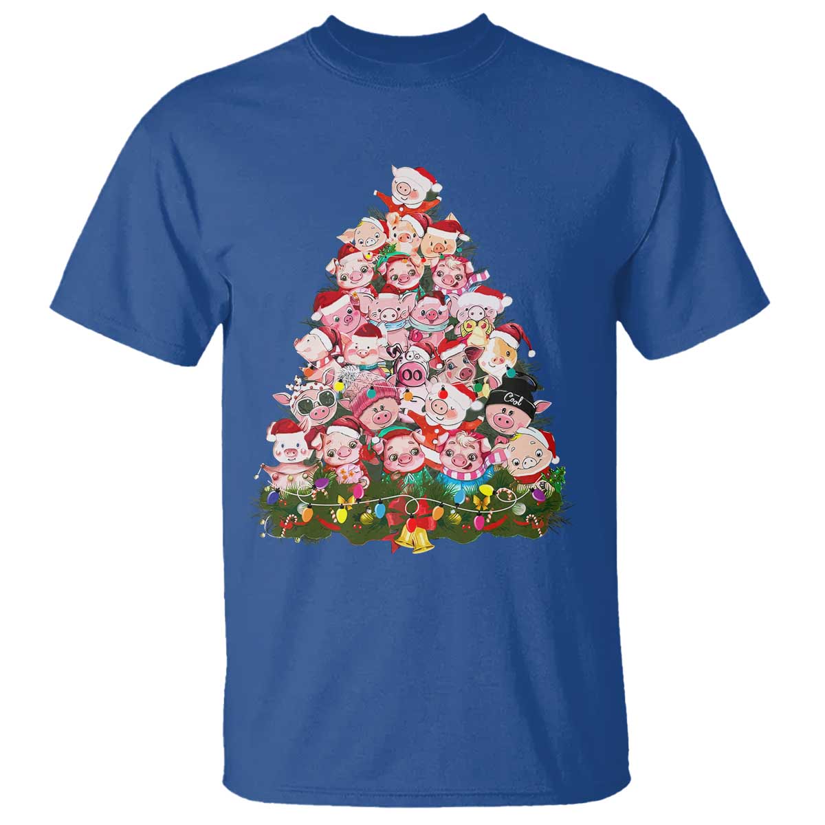cute-pink-pigs-christmas-tree-t-shirt-funny-farmer-xmas-lights-festive-vibe