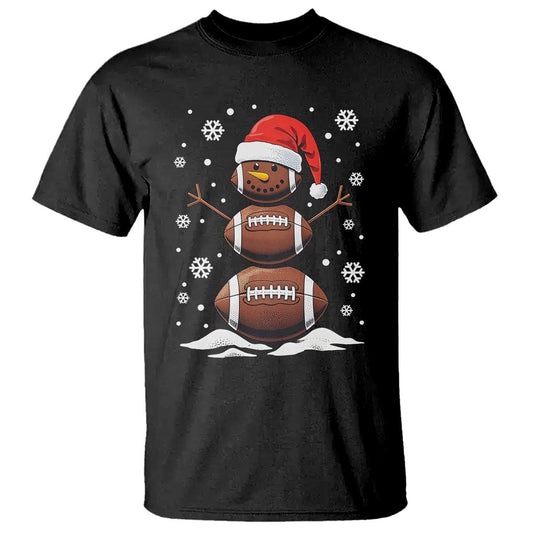 christmas-football-t-shirt-rugby-snowman-xmas-festive-holiday-sports