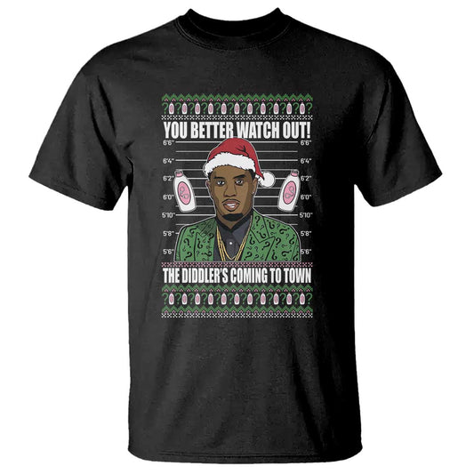 funny-christmas-sarcastic-diddy-t-shirt-you-better-watch-out-the-diddler-coming-to-town