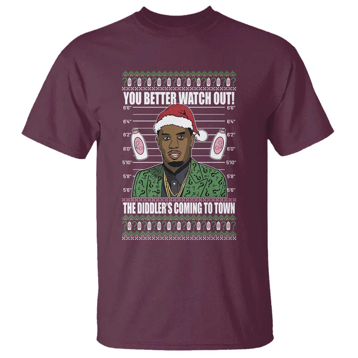 funny-christmas-sarcastic-diddy-t-shirt-you-better-watch-out-the-diddler-coming-to-town