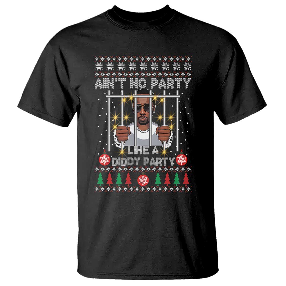 funny-christmas-sarcastic-diddy-t-shirt-aint-no-party-like-a-diddy-party