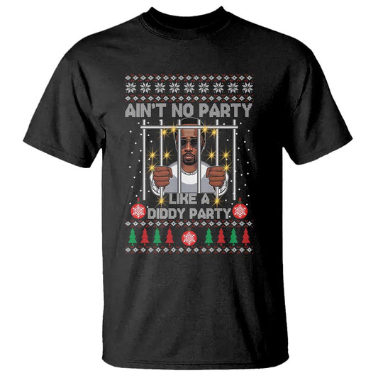 funny-christmas-sarcastic-diddy-t-shirt-aint-no-party-like-a-diddy-party