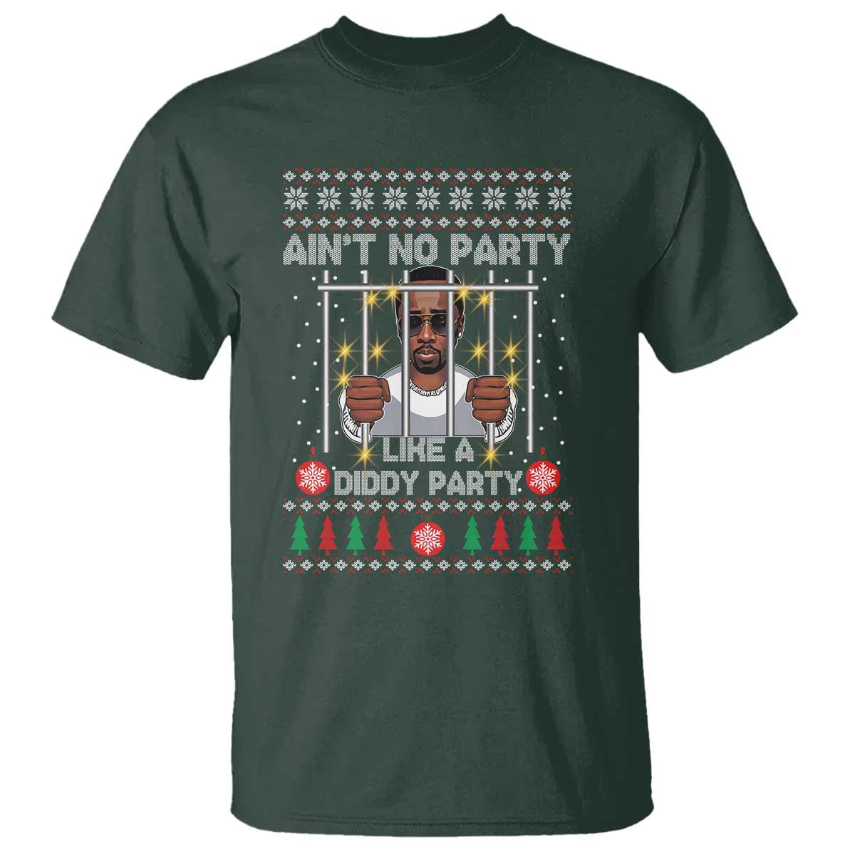 funny-christmas-sarcastic-diddy-t-shirt-aint-no-party-like-a-diddy-party