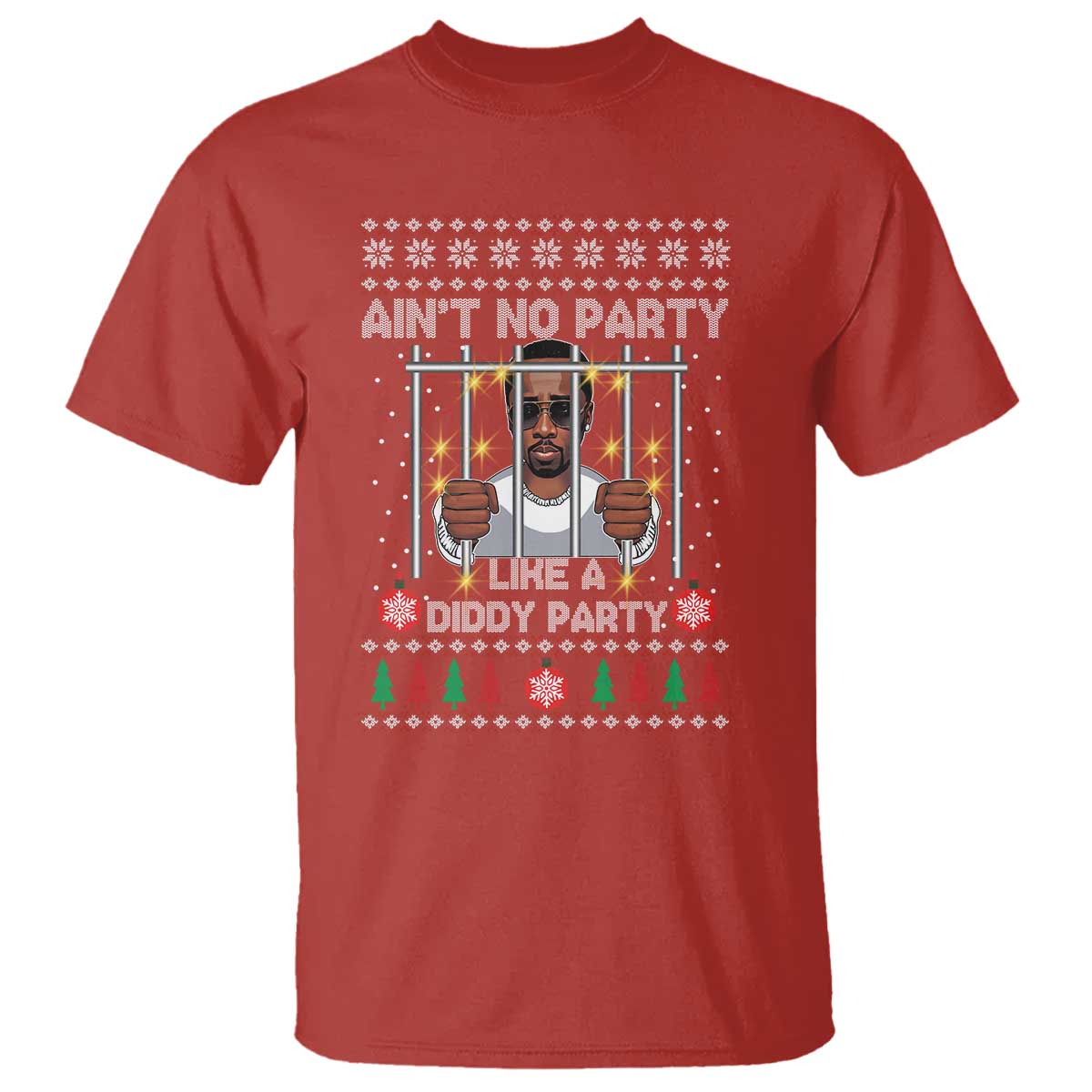 funny-christmas-sarcastic-diddy-t-shirt-aint-no-party-like-a-diddy-party