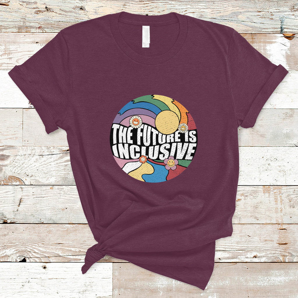 the-future-is-inclusive-lgbt-gay-pride-month-retro-groovy-t-shirt