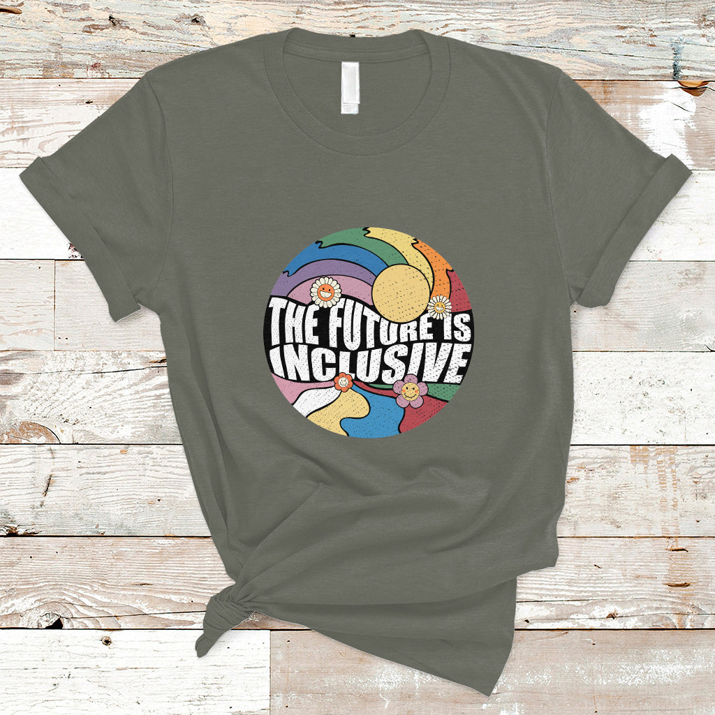 the-future-is-inclusive-lgbt-gay-pride-month-retro-groovy-t-shirt