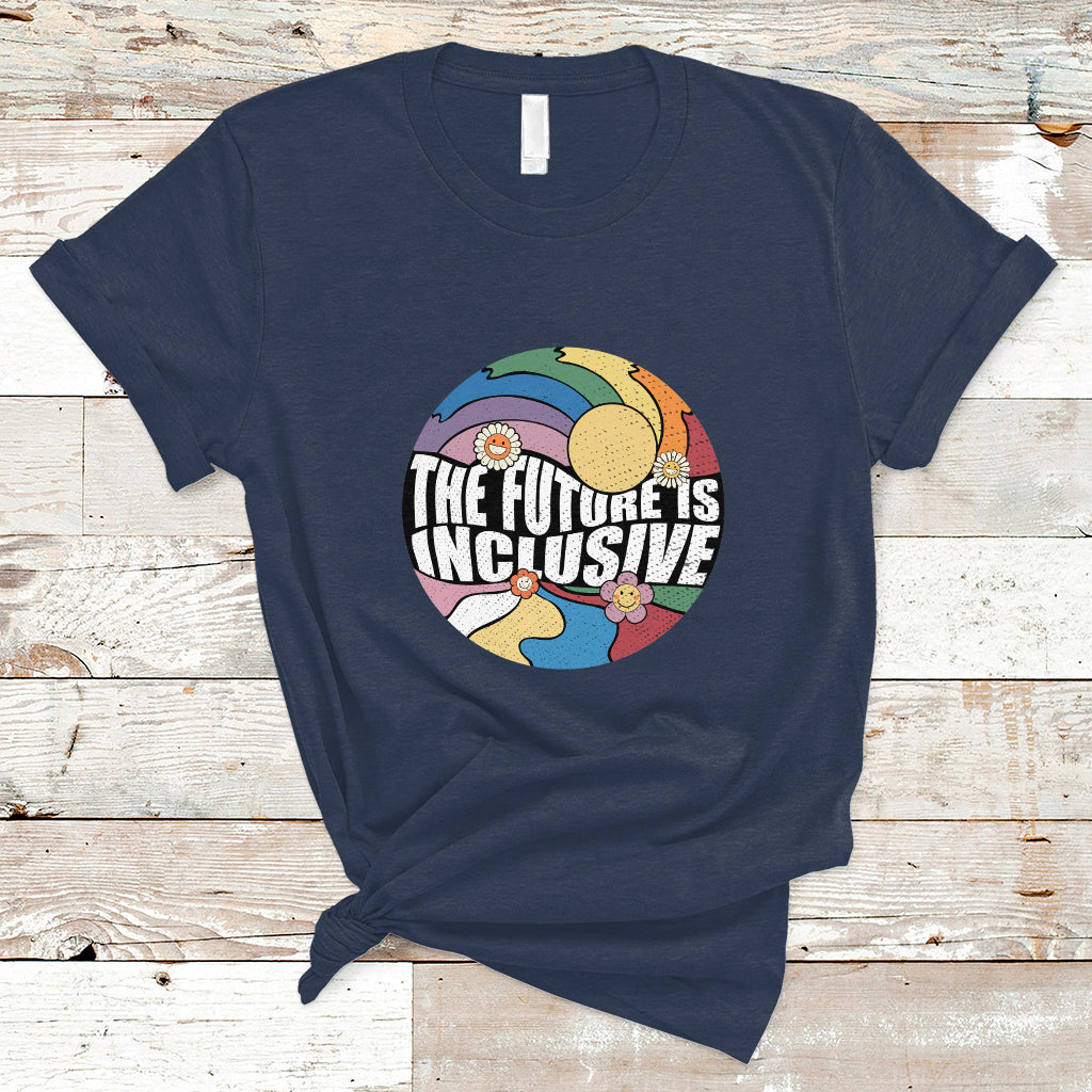 the-future-is-inclusive-lgbt-gay-pride-month-retro-groovy-t-shirt