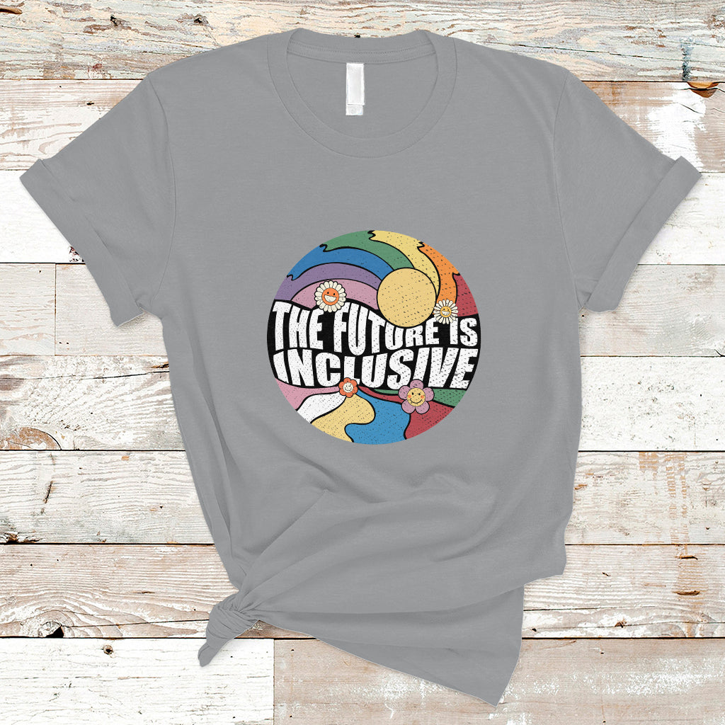 the-future-is-inclusive-lgbt-gay-pride-month-retro-groovy-t-shirt