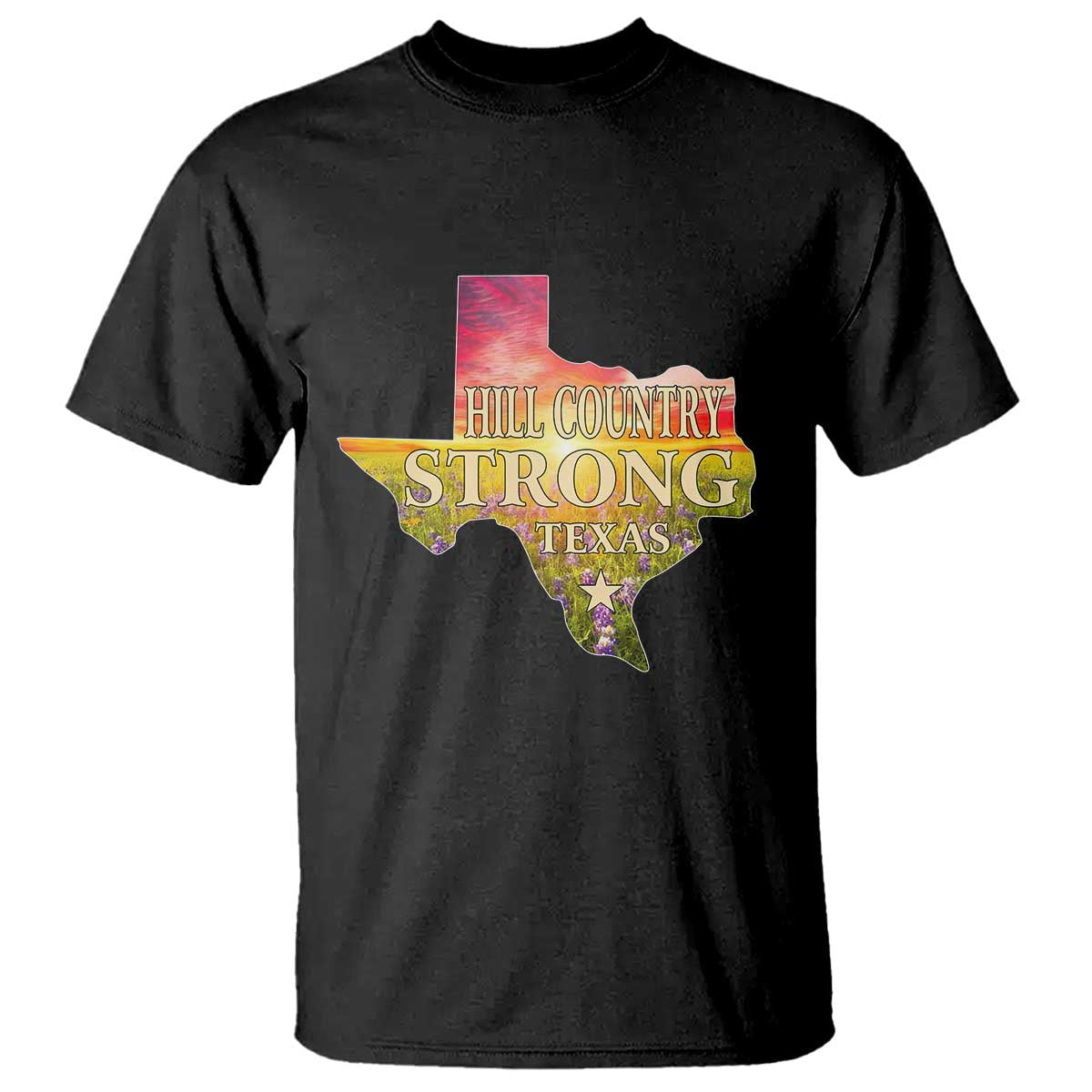 hill-country-strong-texas-t-shirt-sunset-bluebonnet-resilience
