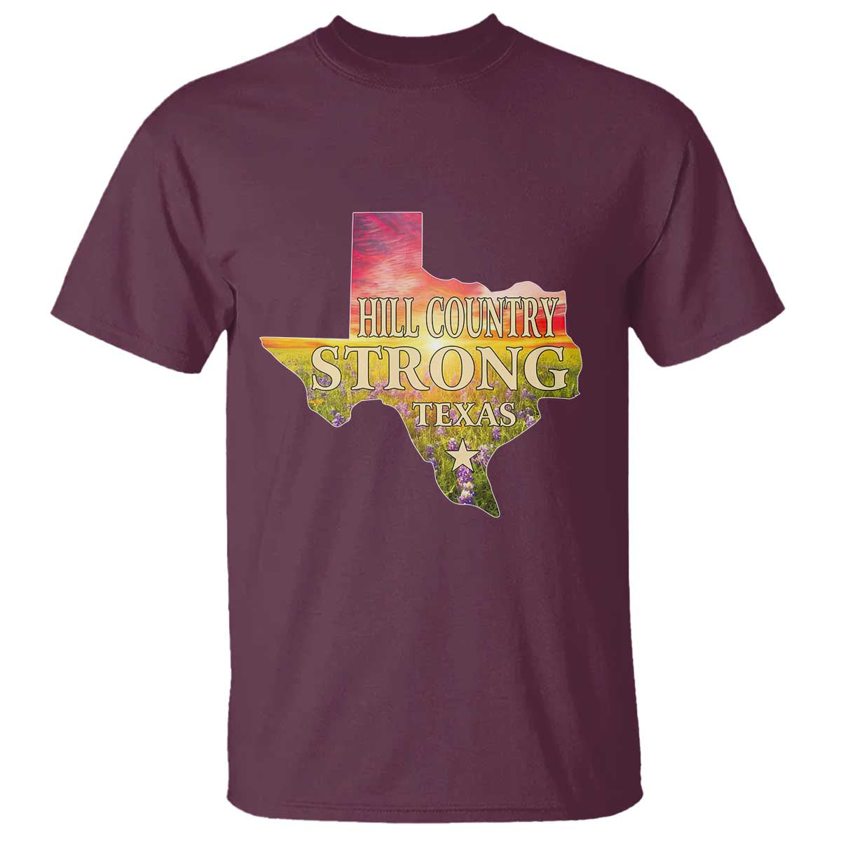 hill-country-strong-texas-t-shirt-sunset-bluebonnet-resilience