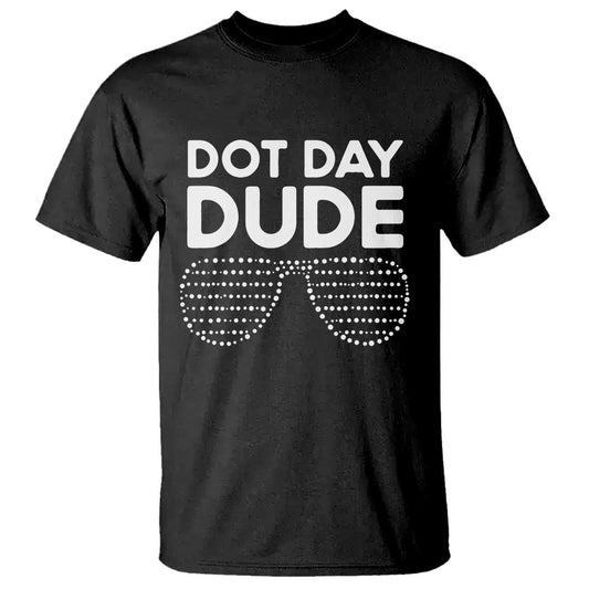 dot-day-dude-t-shirt-simple-cool-glasses-dots