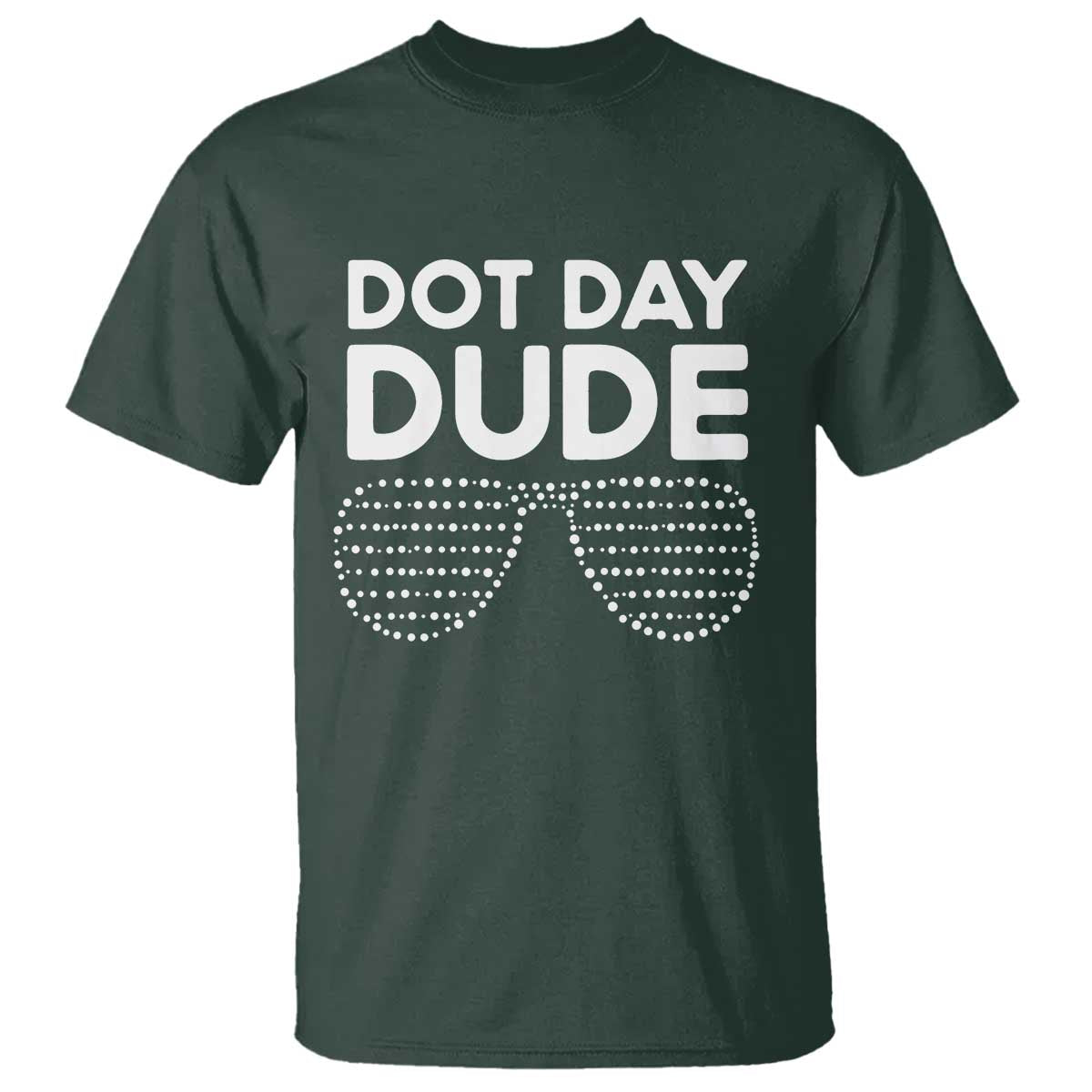 dot-day-dude-t-shirt-simple-cool-glasses-dots