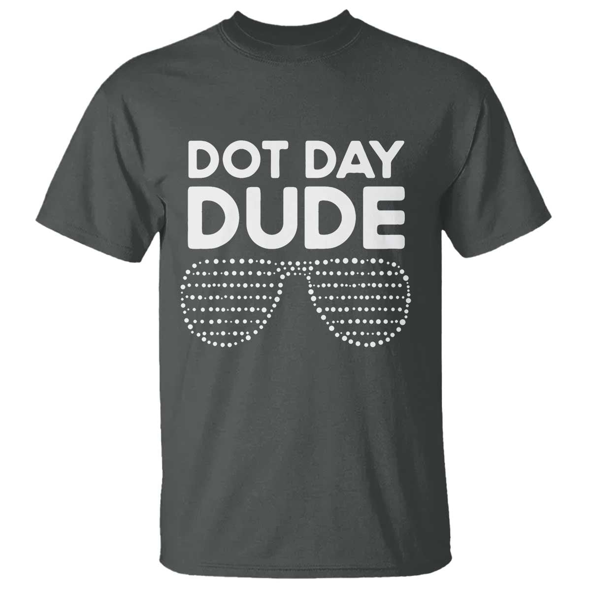dot-day-dude-t-shirt-simple-cool-glasses-dots