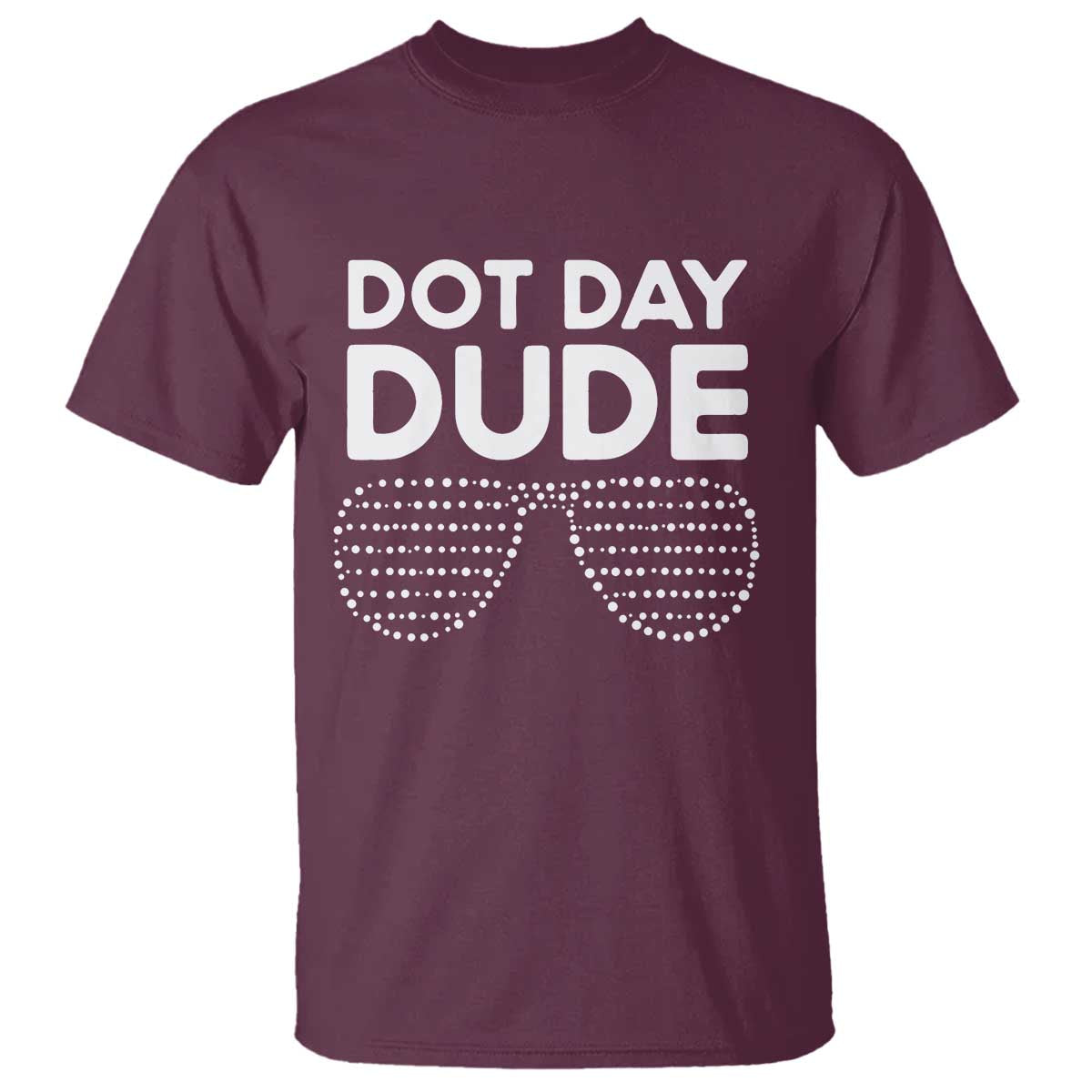 dot-day-dude-t-shirt-simple-cool-glasses-dots