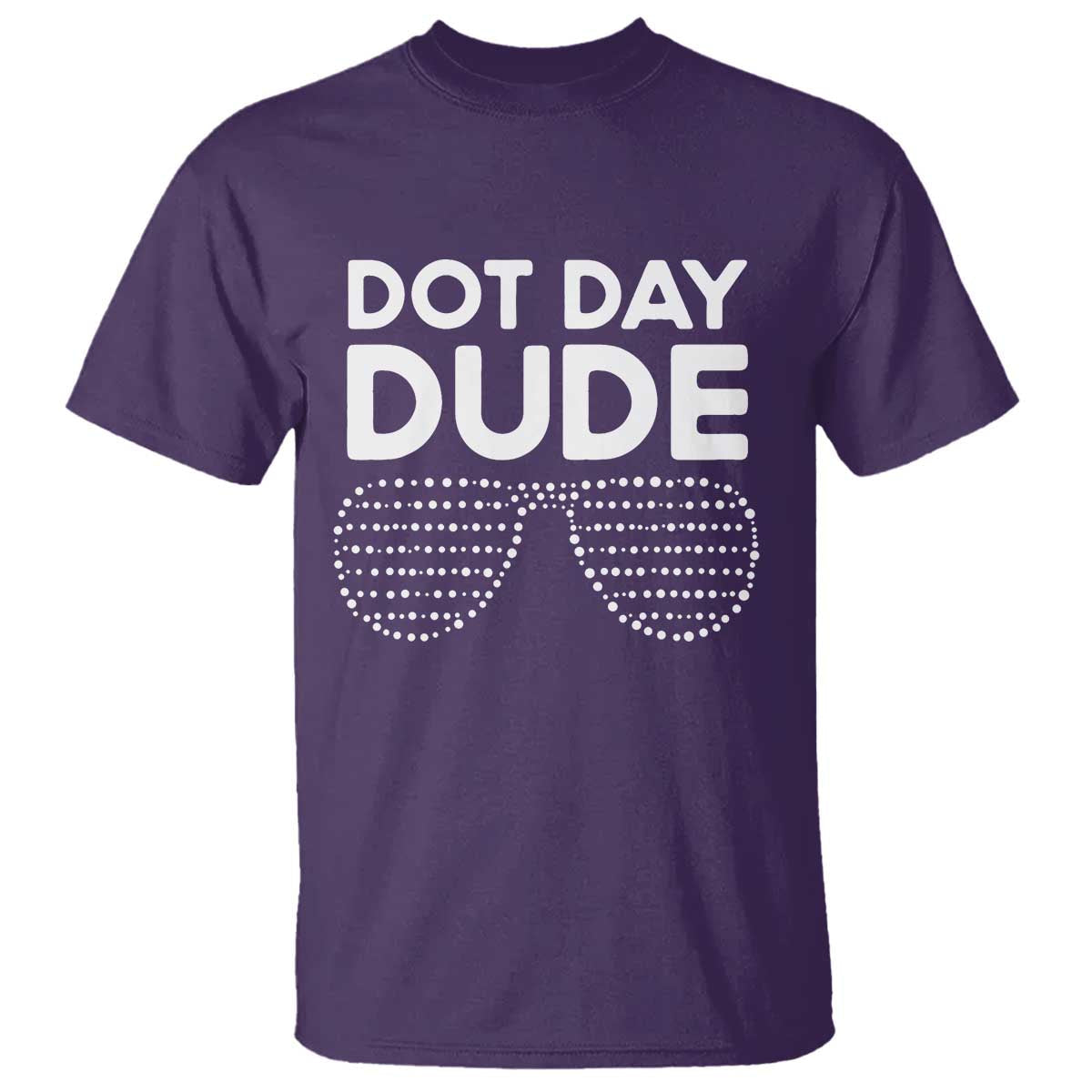 dot-day-dude-t-shirt-simple-cool-glasses-dots