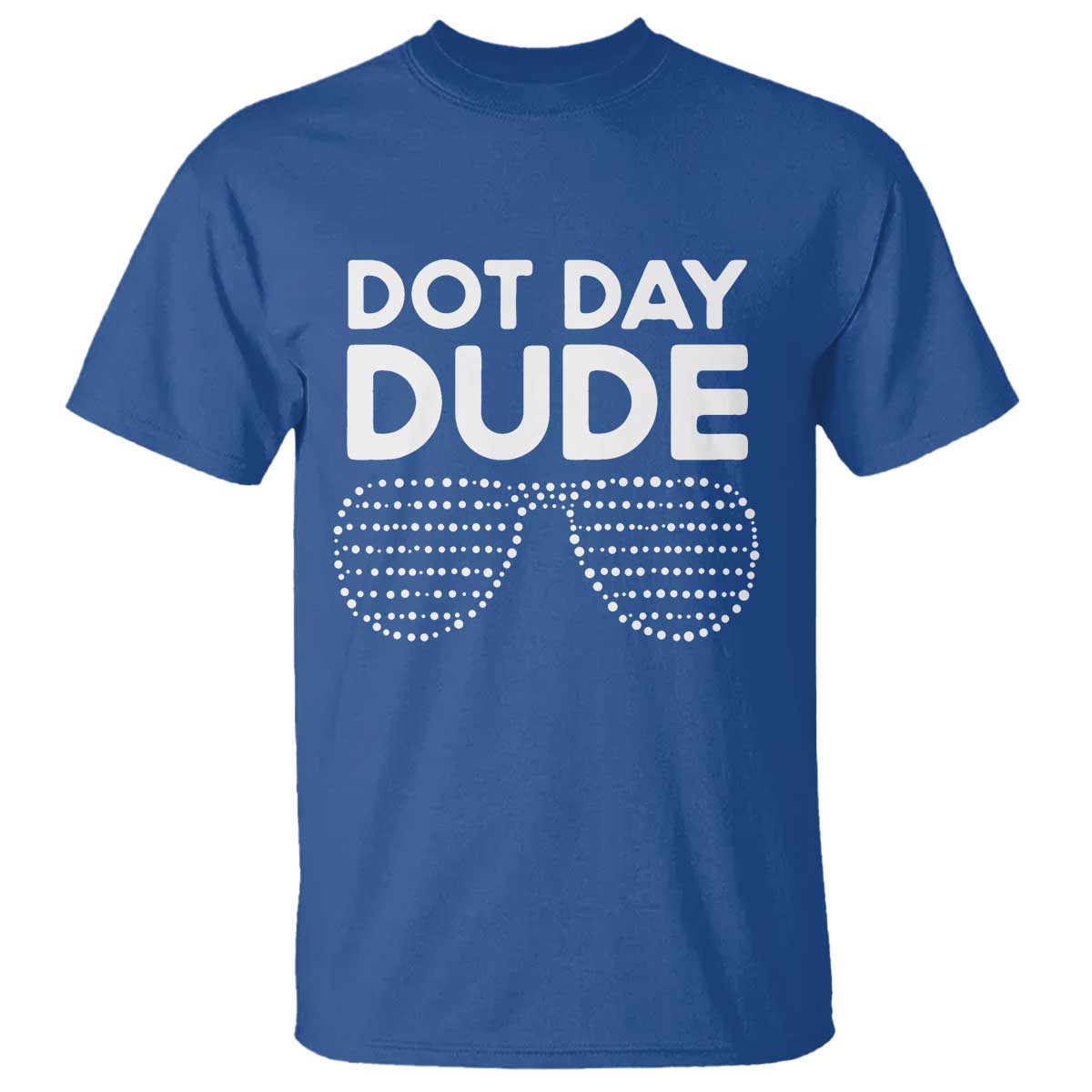 dot-day-dude-t-shirt-simple-cool-glasses-dots
