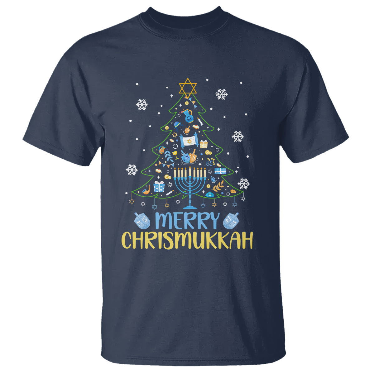 christmas-hanukkah-t-shirt-merry-christmukkah-jewish-christmas-tree-chanukah-hanukkah