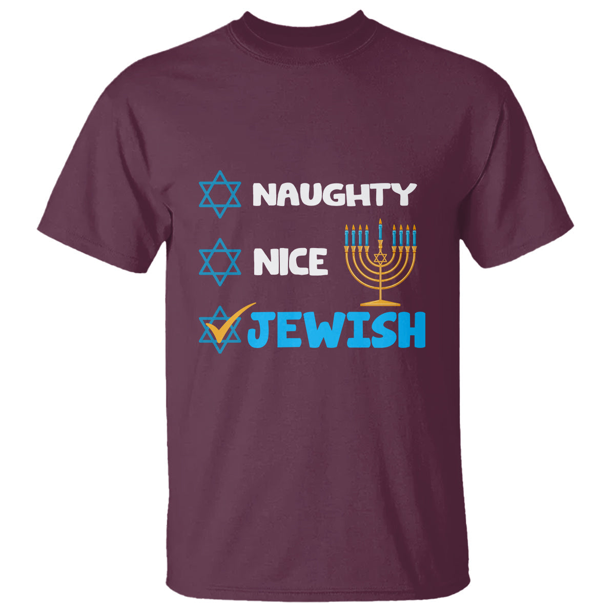 nice-naughty-jewish-menorah-hanukkiah-chanukah-ugly-hanukkah-t-shirt