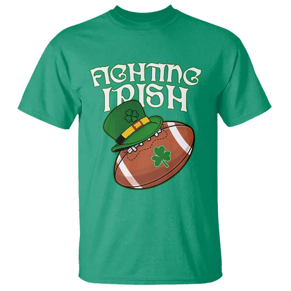 fighting-irish-t-shirt-football-shamrock-st-patricks-spirit-classic-vintage