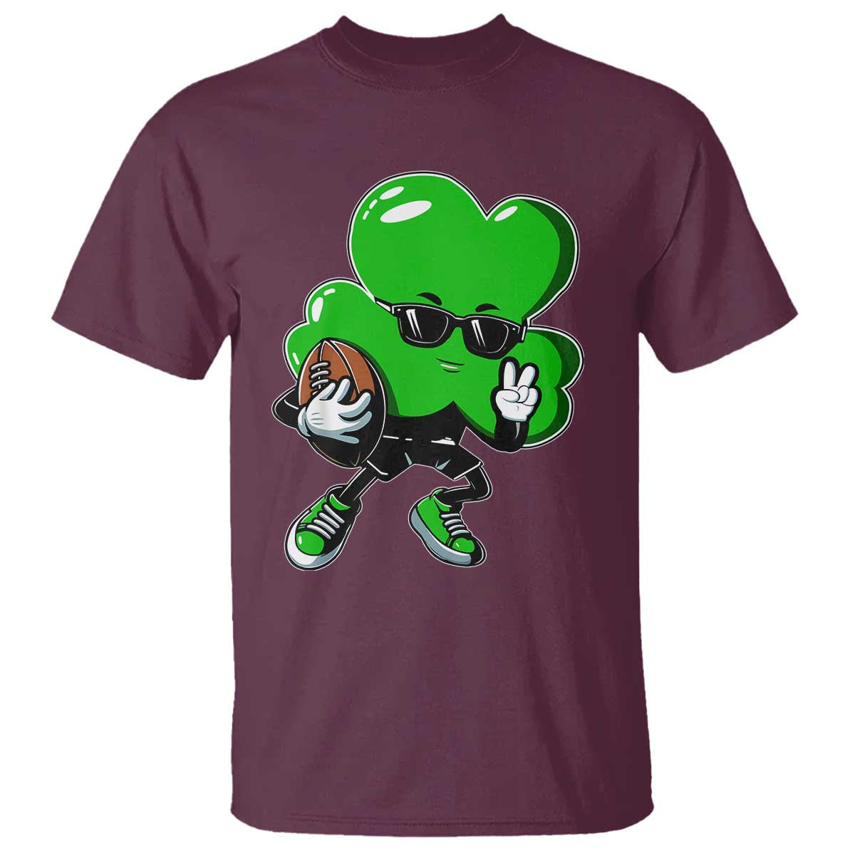 st-patricks-day-shamrock-playing-football-t-shirt-cute-gift-for-sports-lovers