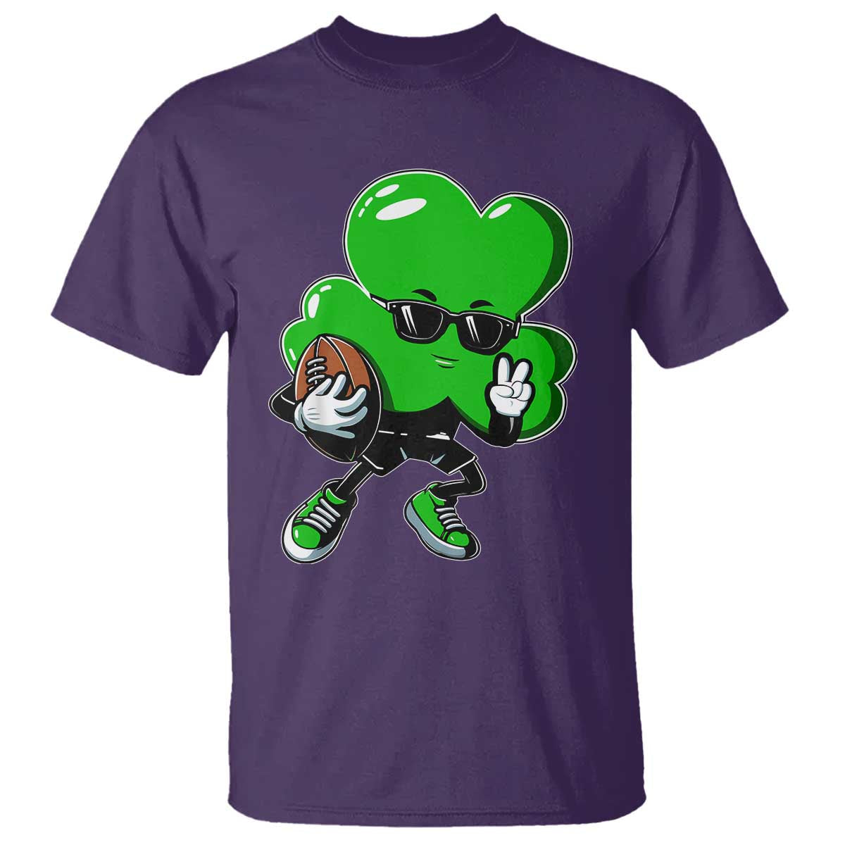 st-patricks-day-shamrock-playing-football-t-shirt-cute-gift-for-sports-lovers