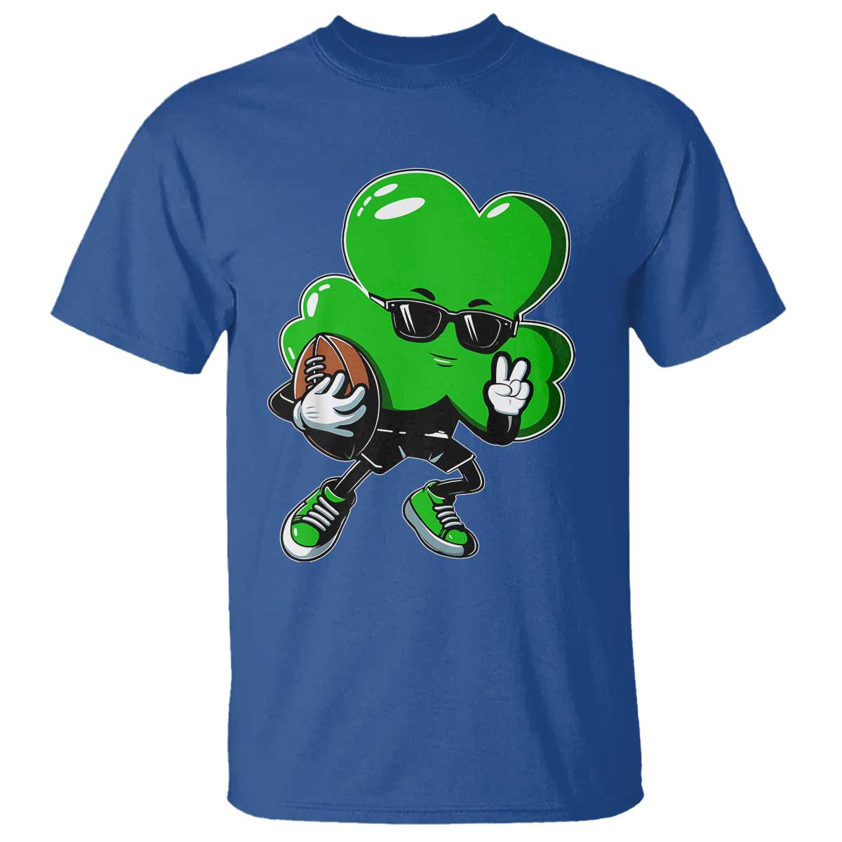 st-patricks-day-shamrock-playing-football-t-shirt-cute-gift-for-sports-lovers