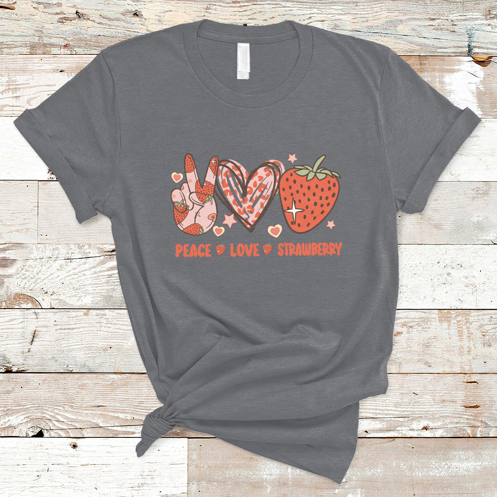 peace-love-strawberry-cute-strawberry-festival-fruit-lover-t-shirt-strawberry-shirt-spring-season-shirt-t-shirt-ts02