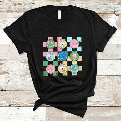 retro-happy-easter-cute-easter-bunny-easter-eggs-hunting-t-shirt-ts02