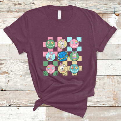retro-happy-easter-cute-easter-bunny-easter-eggs-hunting-t-shirt-ts02