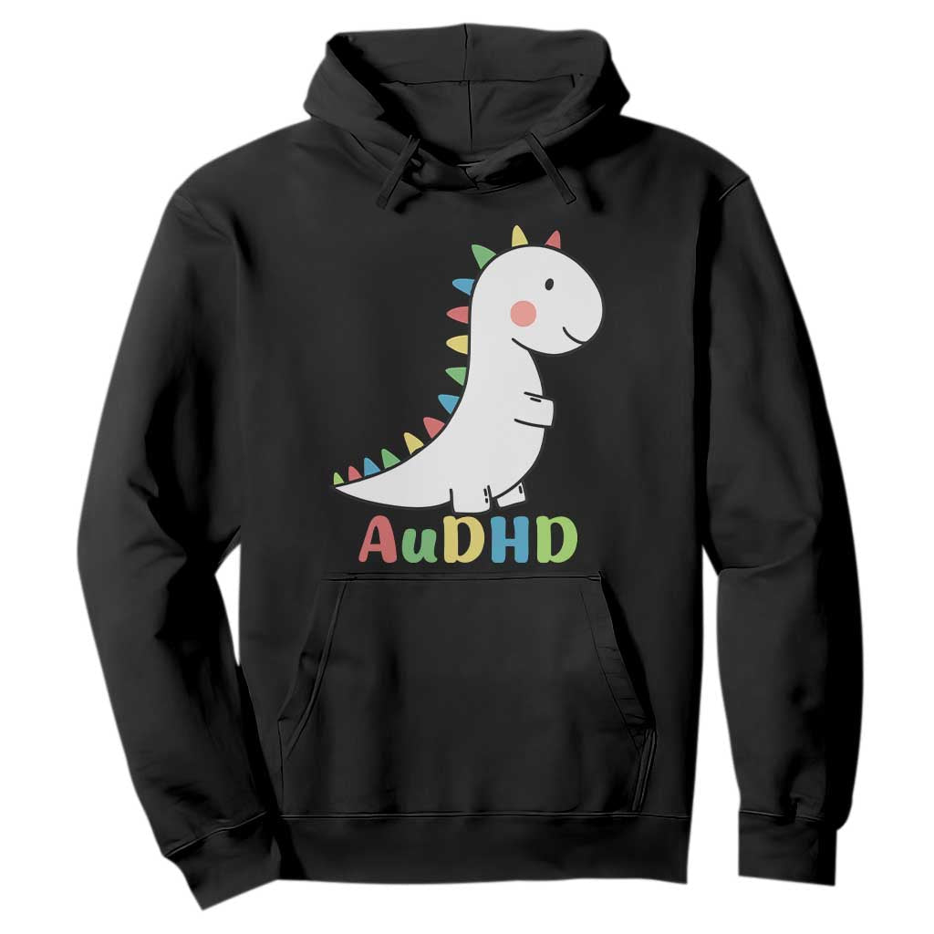 Cute Dinosaur AuDHD Hoodie ADHD Support