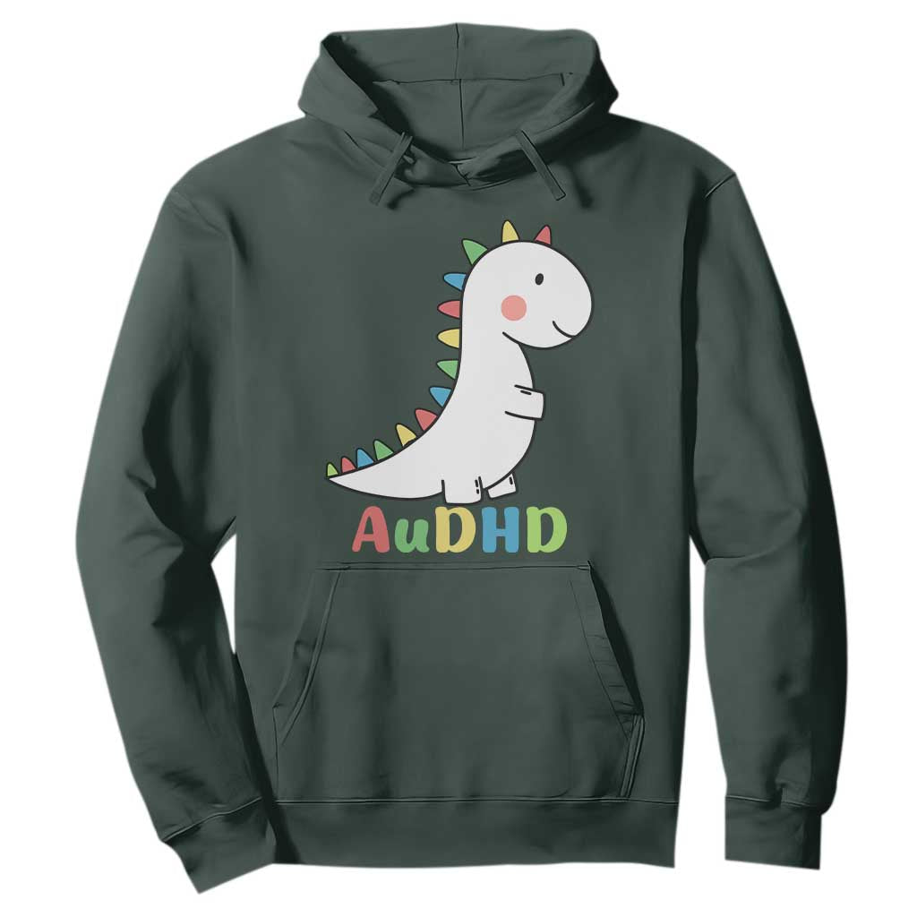 Cute Dinosaur AuDHD Hoodie ADHD Support