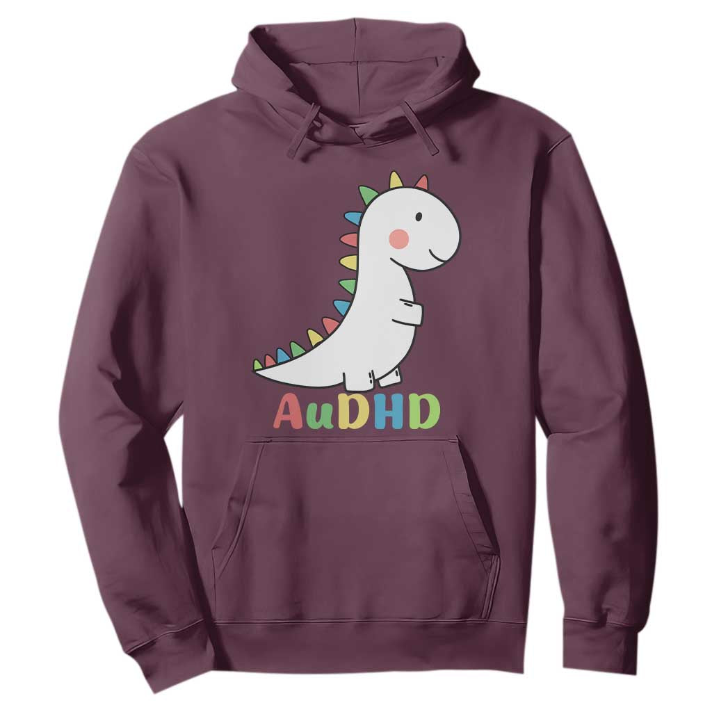 Cute Dinosaur AuDHD Hoodie ADHD Support