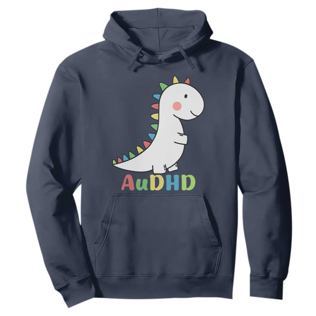 Cute Dinosaur AuDHD Hoodie ADHD Support