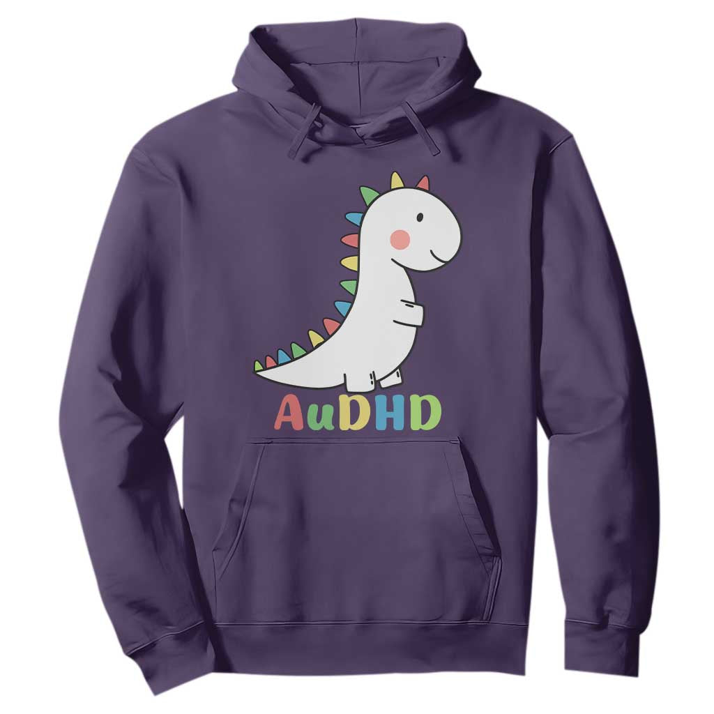 Cute Dinosaur AuDHD Hoodie ADHD Support