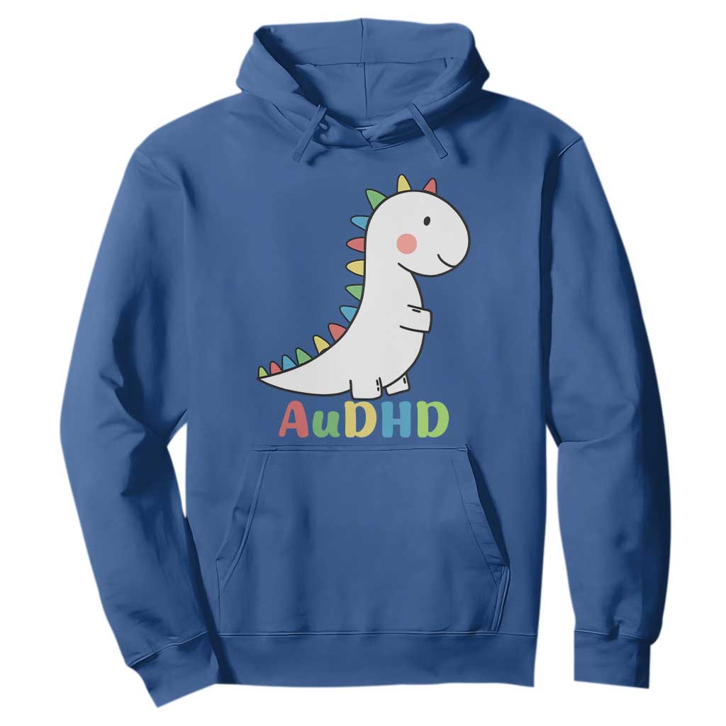 Cute Dinosaur AuDHD Hoodie ADHD Support