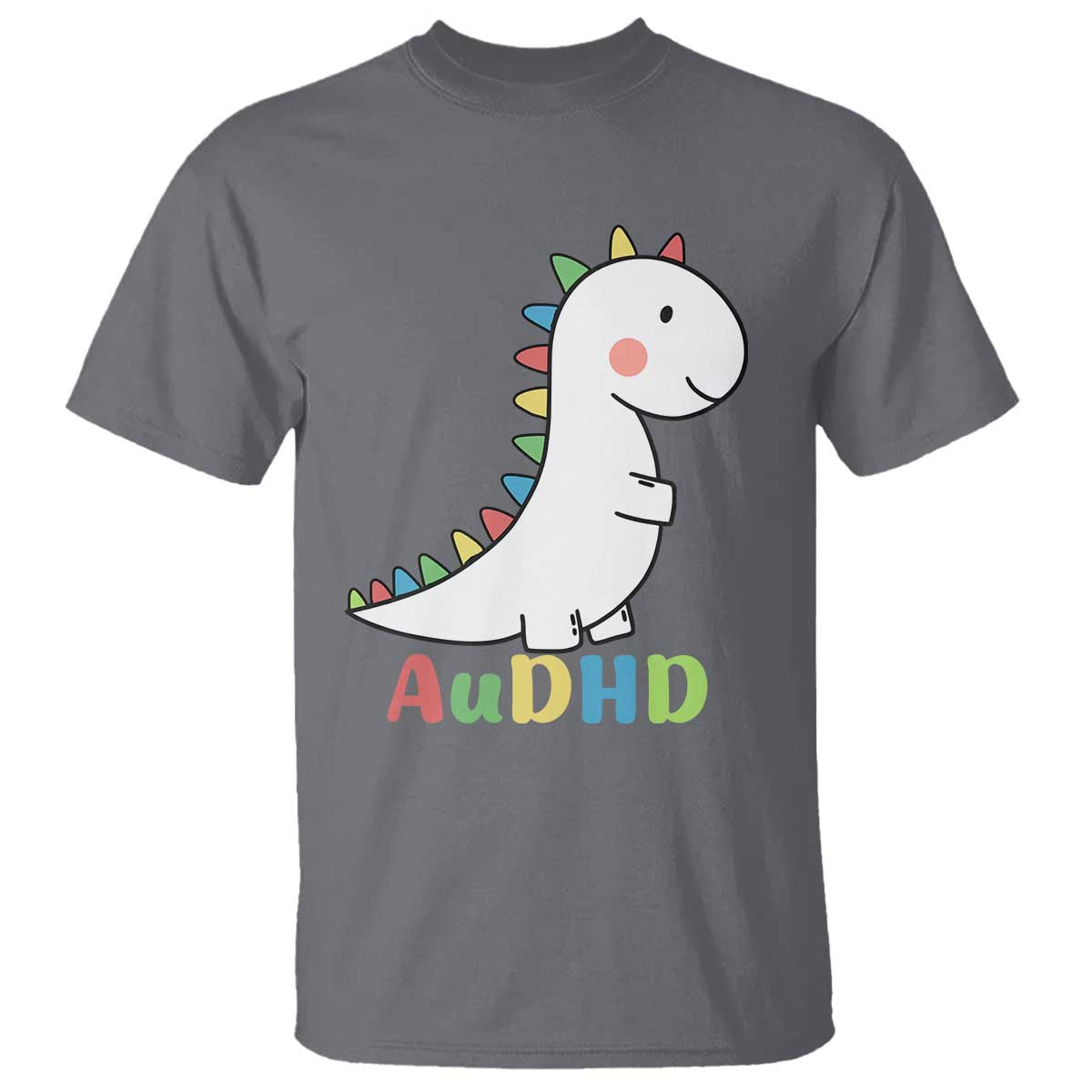Cute Dinosaur AuDHD T Shirt ADHD Support