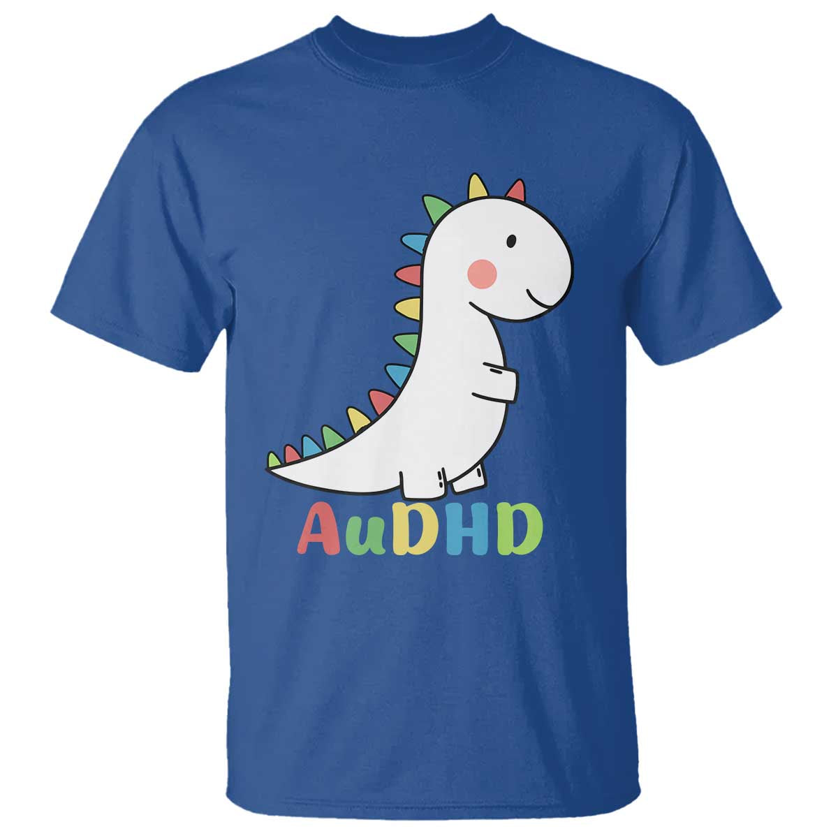 Cute Dinosaur AuDHD T Shirt ADHD Support